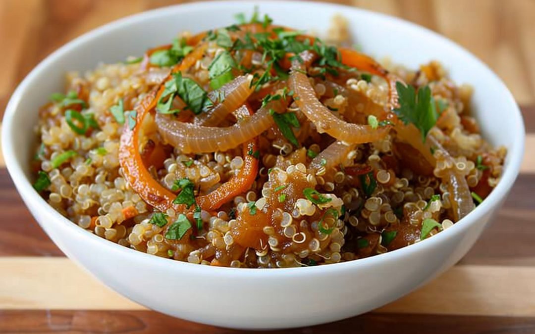 Mujadara with Quinoa: A Healthy and Flavorful Alternative