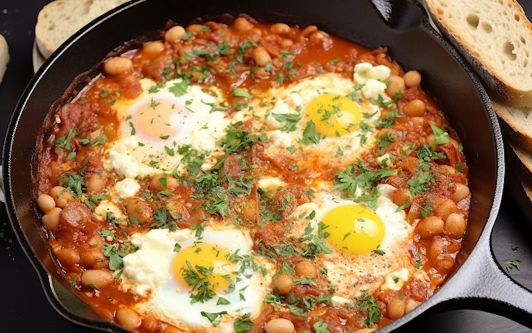 Shakshuka with Beans: A Tasty and Hearty Breakfast Recipe
