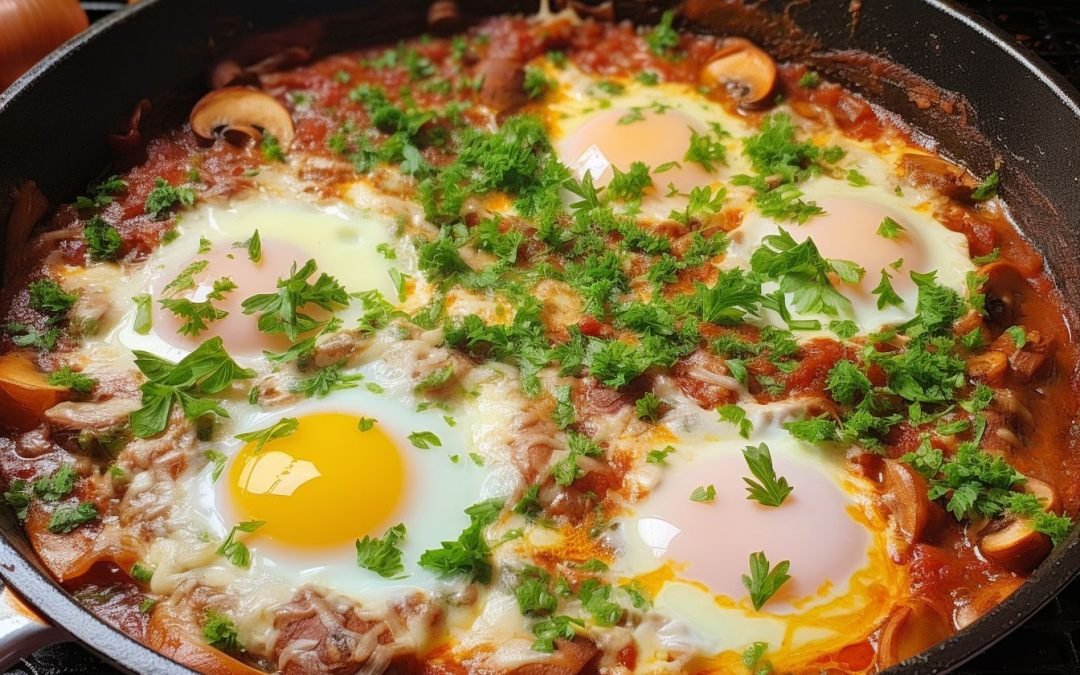 Shakshuka with Mushrooms: A Savory Breakfast Option