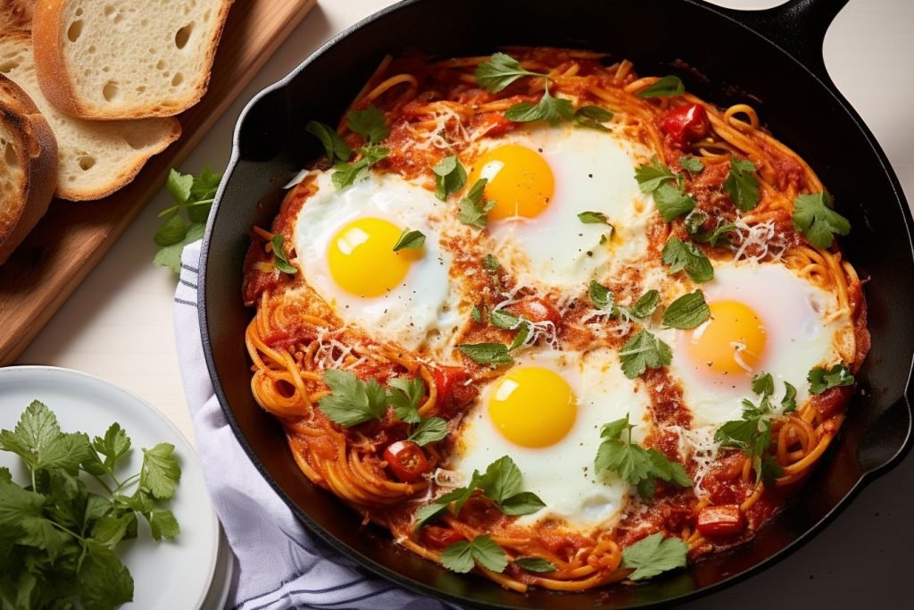 shakshuka with pasta