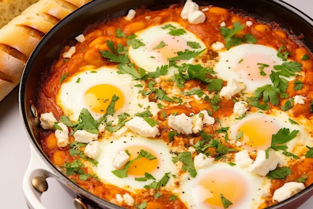 shakshuka with white beans