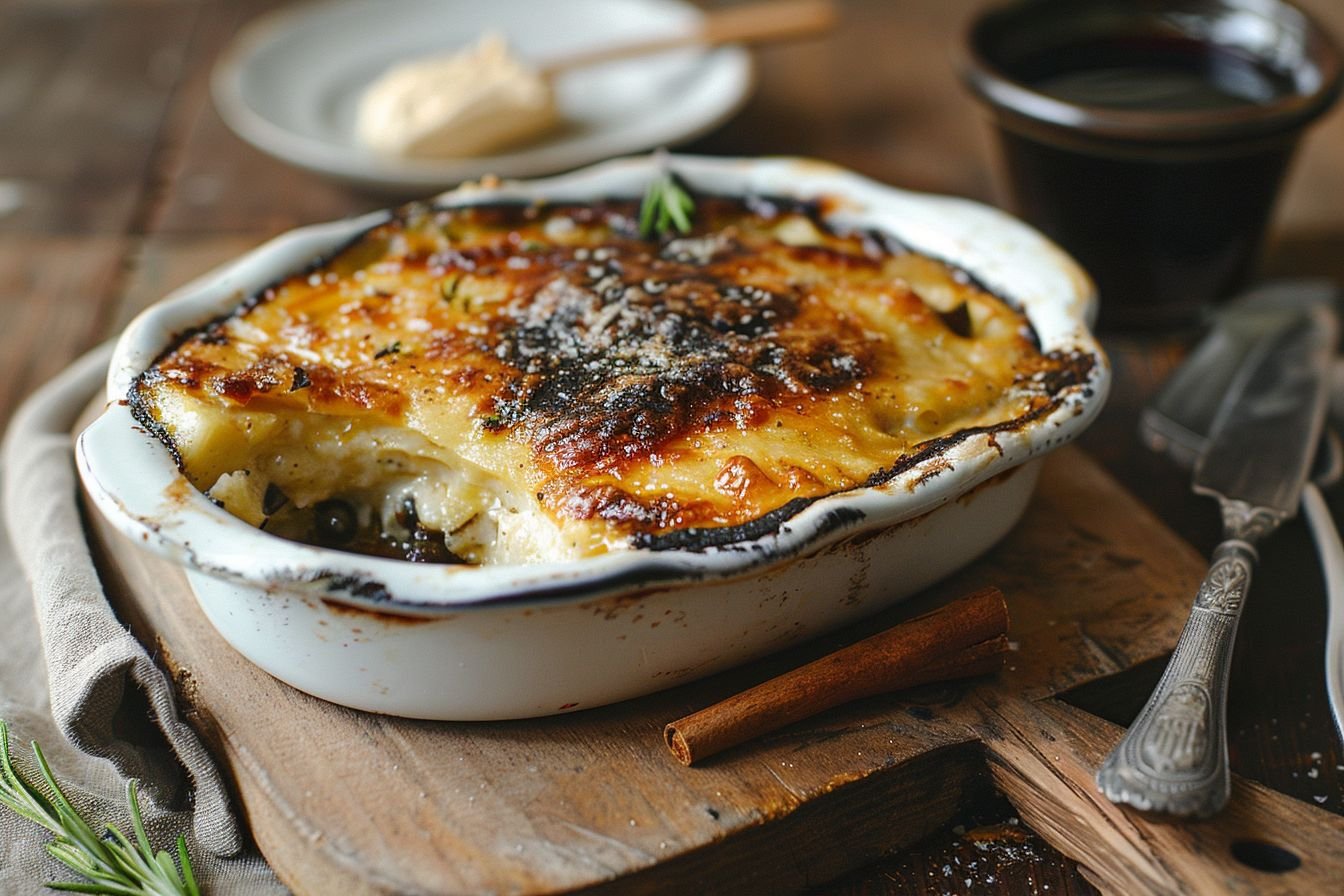 keto moussaka with cauliflower béchamel keto moussaka with cauliflower béchamel