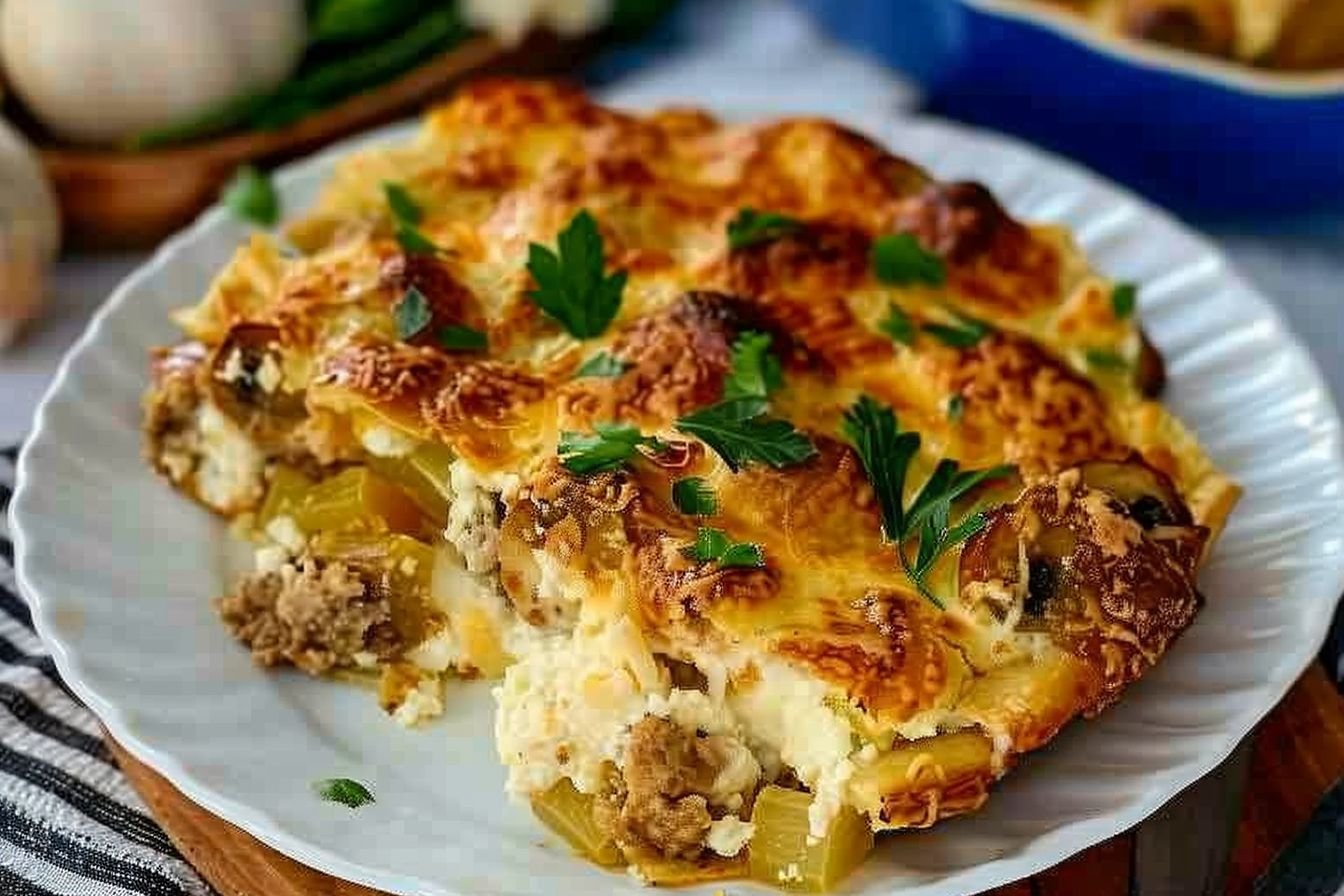 keto moussaka with ricotta