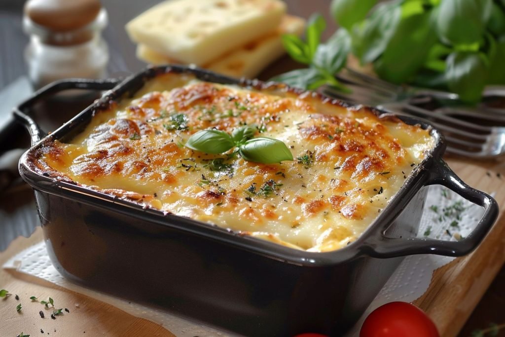 Turkish moussaka with potatoes