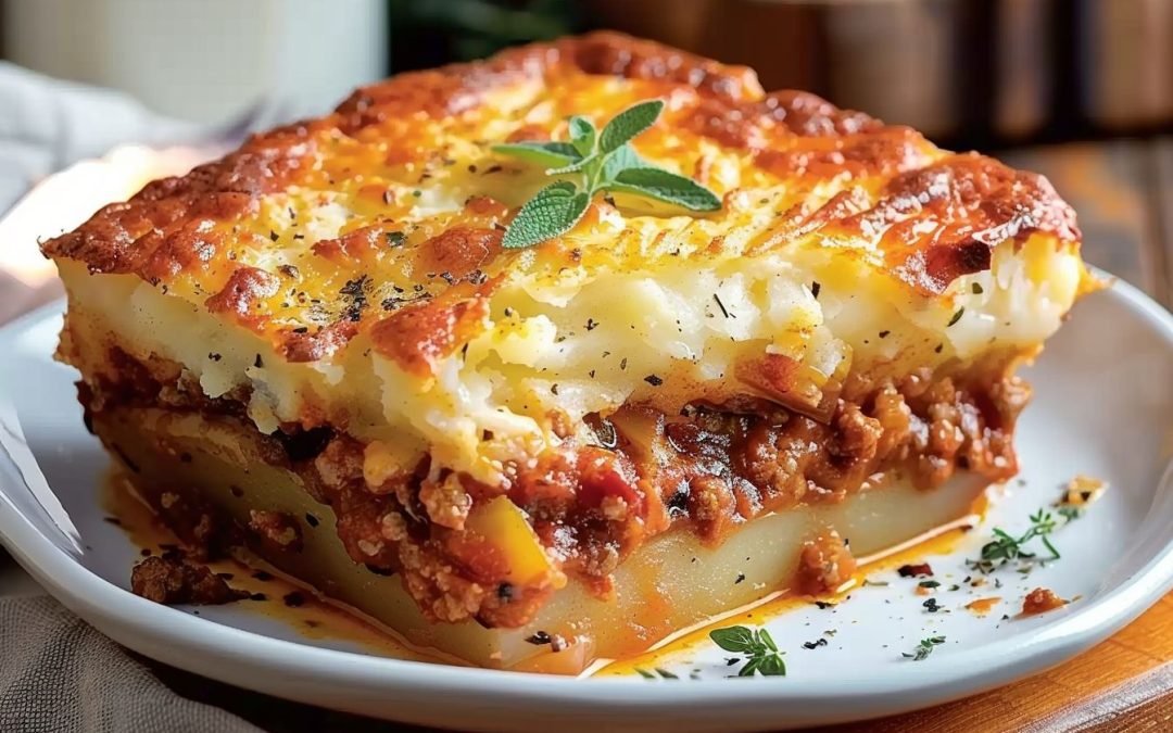Moussaka with Yogurt Béchamel: A Creamy and Flavorful Dish