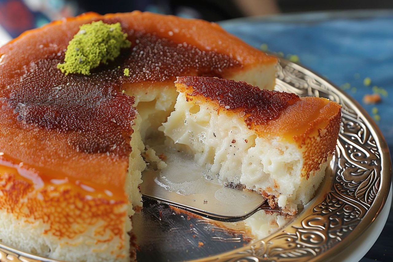 Kunafa with Akawi Cheese A Tasty Middle Eastern Dessert Middle