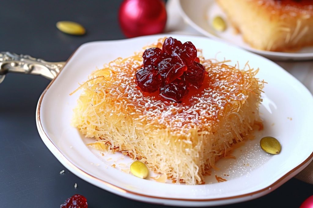 easy kunafa recipe without cheese