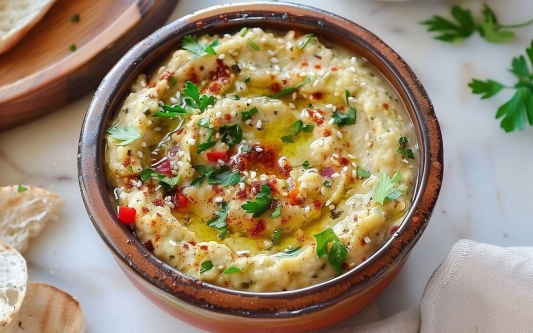 Baba Ganoush with Tomatoes: A Tasty Mediterranean Dip