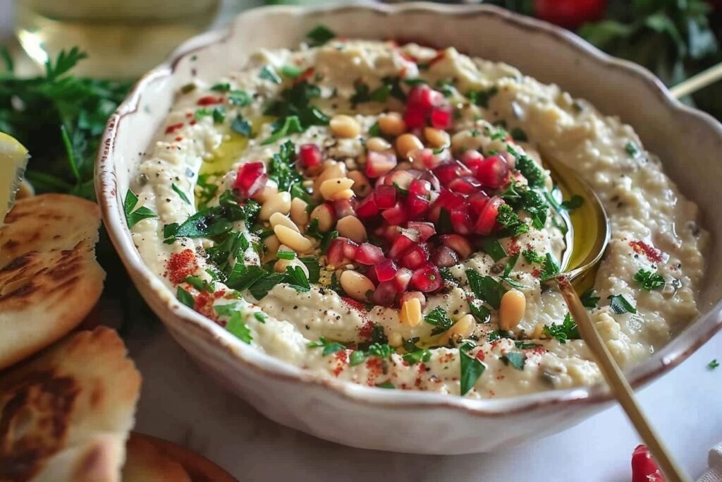 baba ganoush recipe with pomegranate