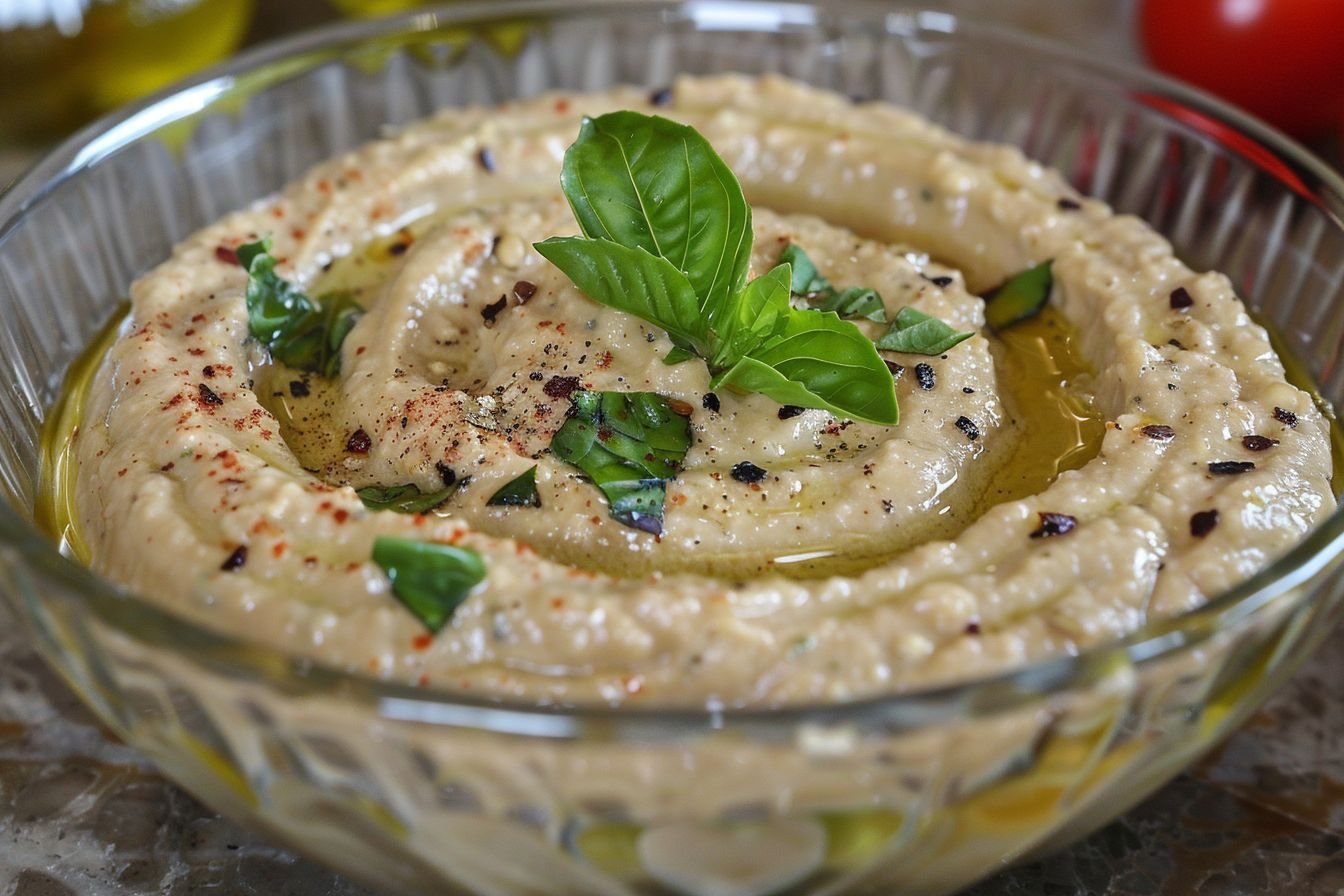 baba ganoush with peanut butter