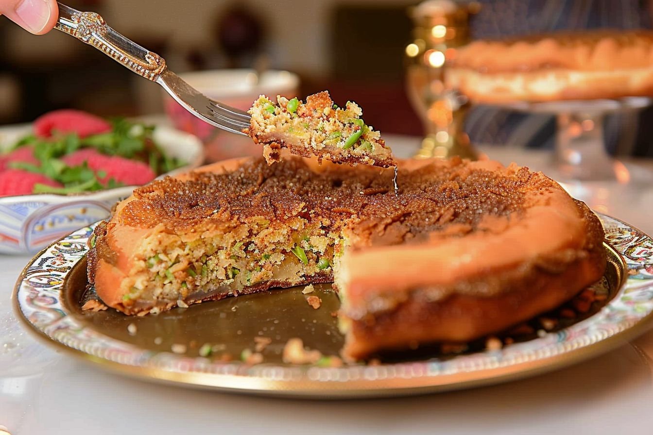kunafa with nuts