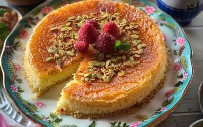 Creamy Kunafa with Sugar Syrup: A Sweet Middle Eastern Delight