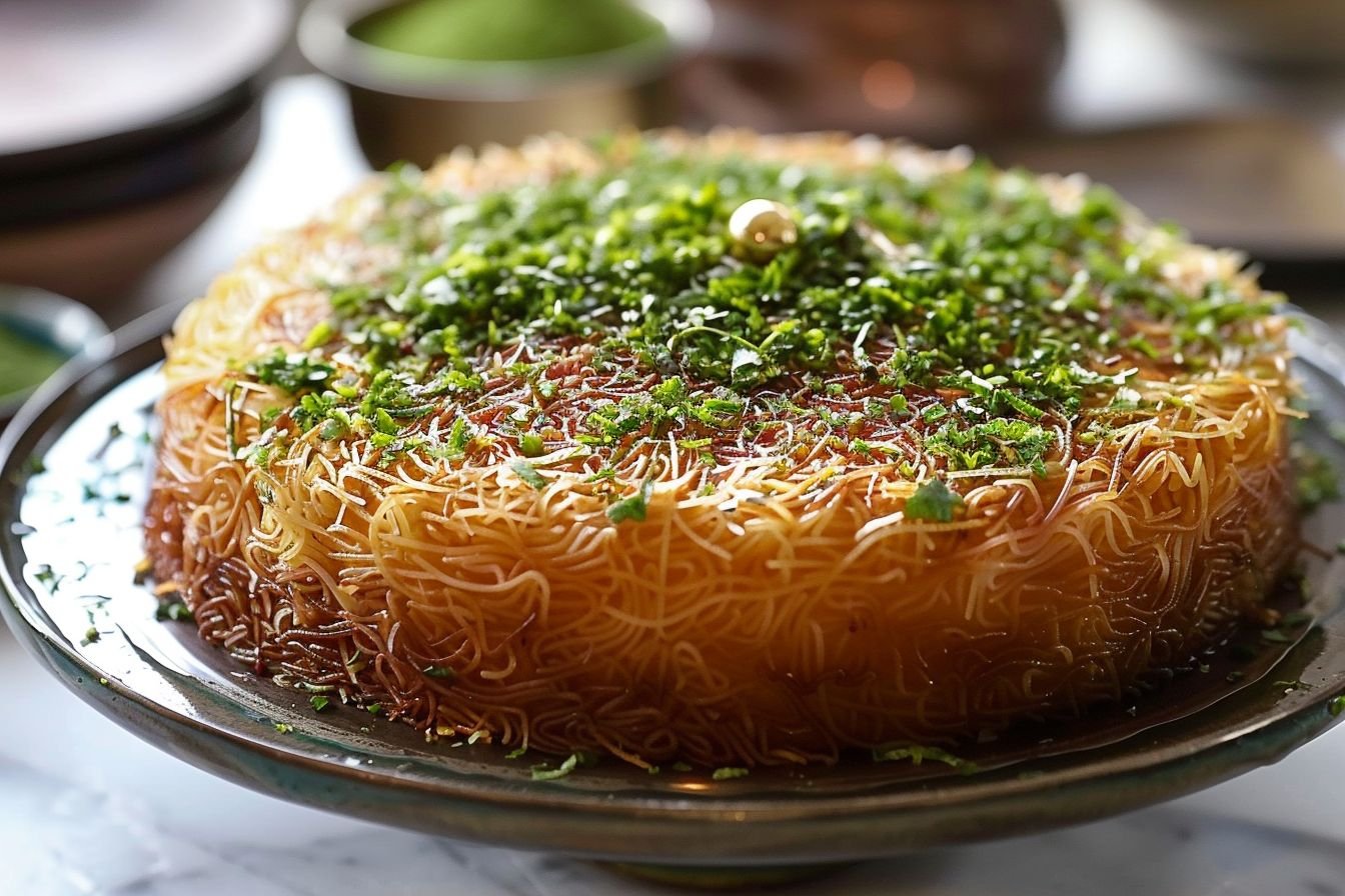 kunafa recipe with phyllo pastry