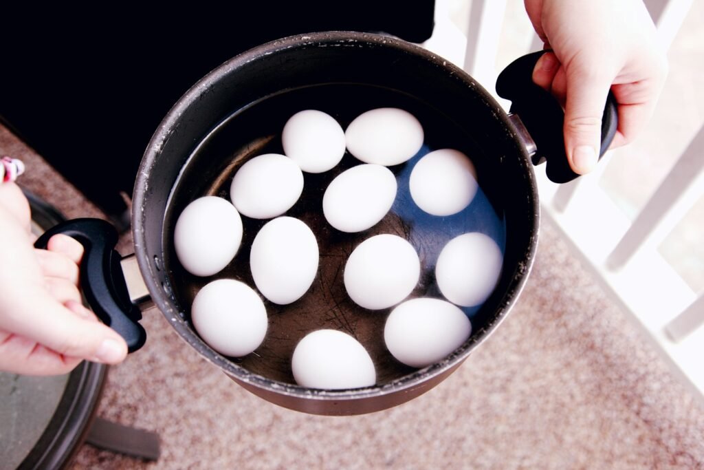 boiled eggs