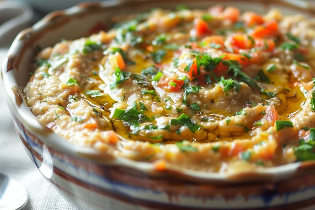 baba ganoush with feta