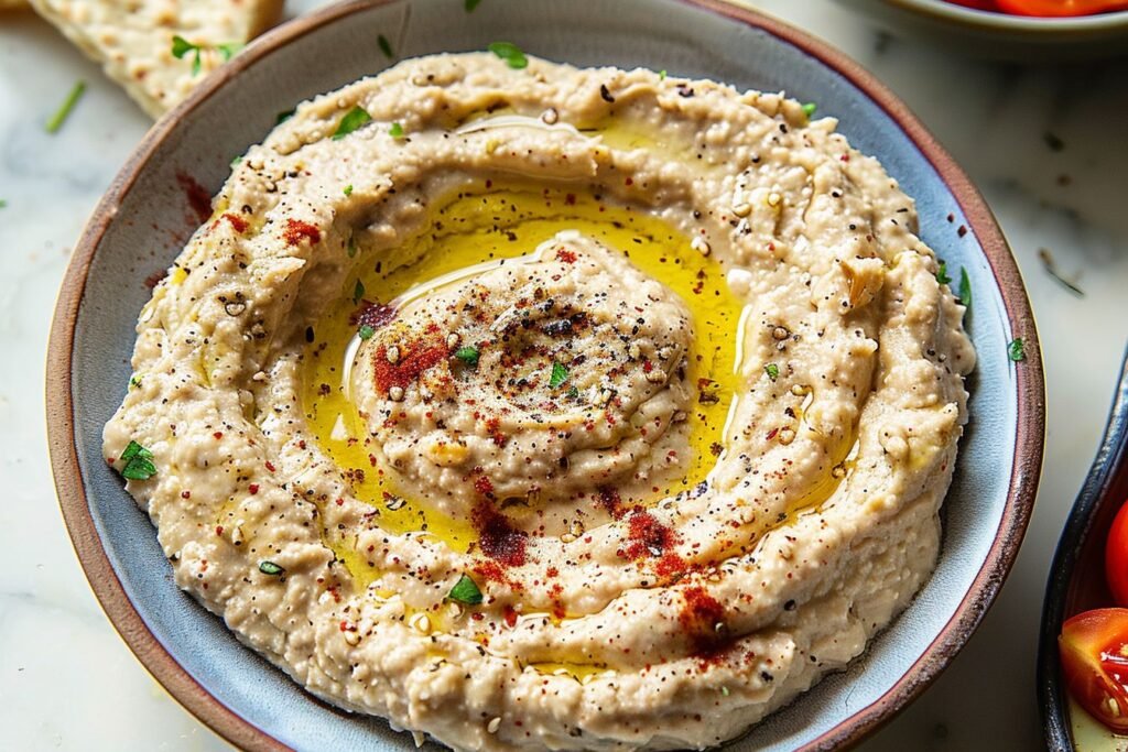 baba ganoush with sumac