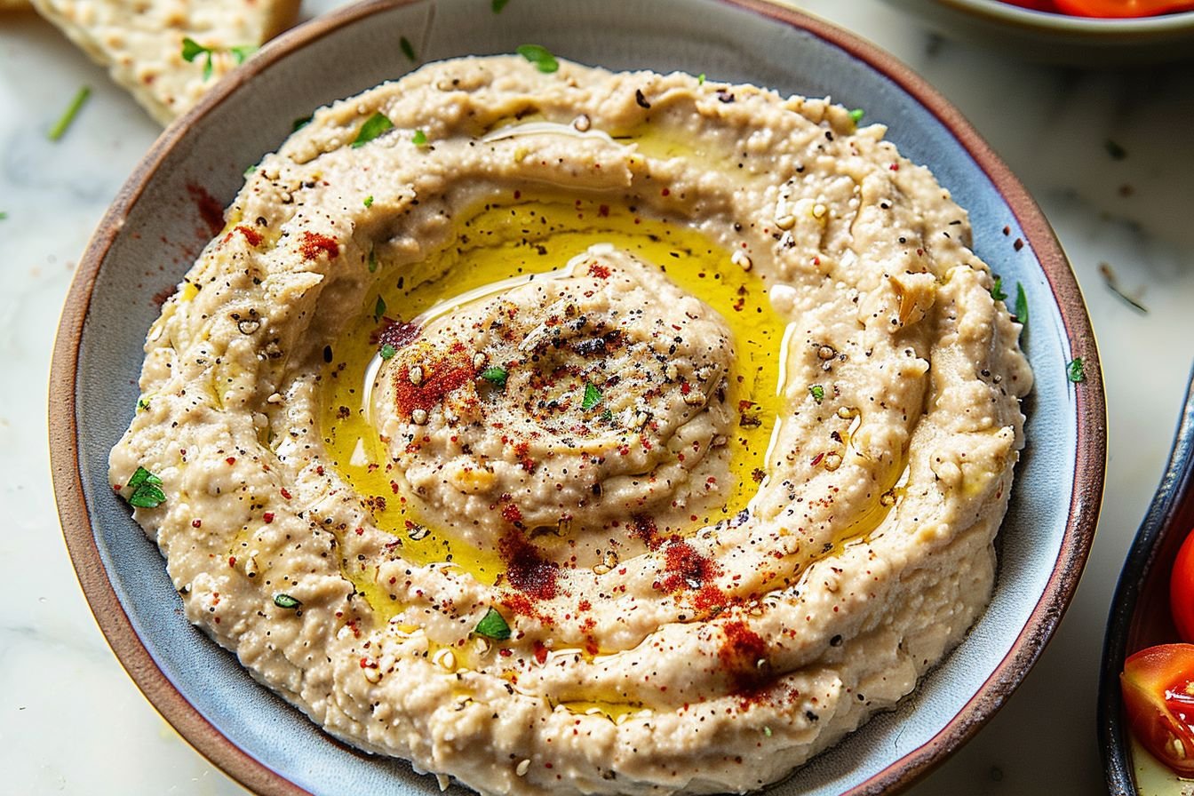 baba ganoush with sumac
