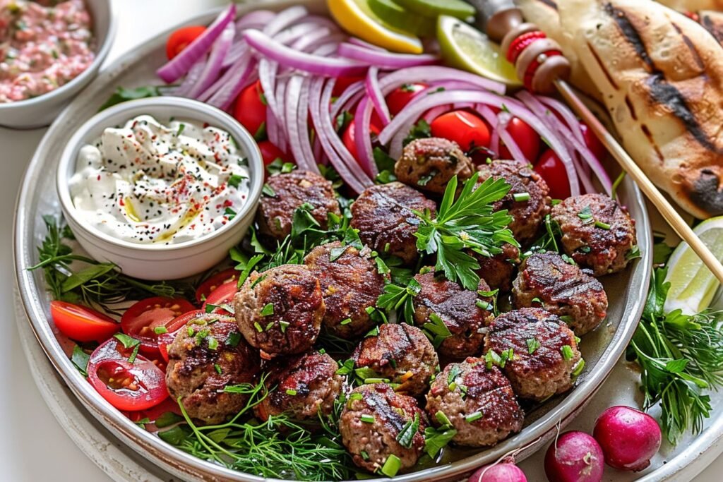 lamb kofta with mint yogurt recipe