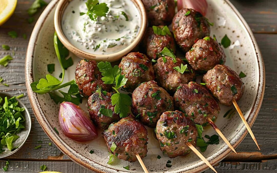 Lamb Kofta with Yoghurt Dressing Recipe