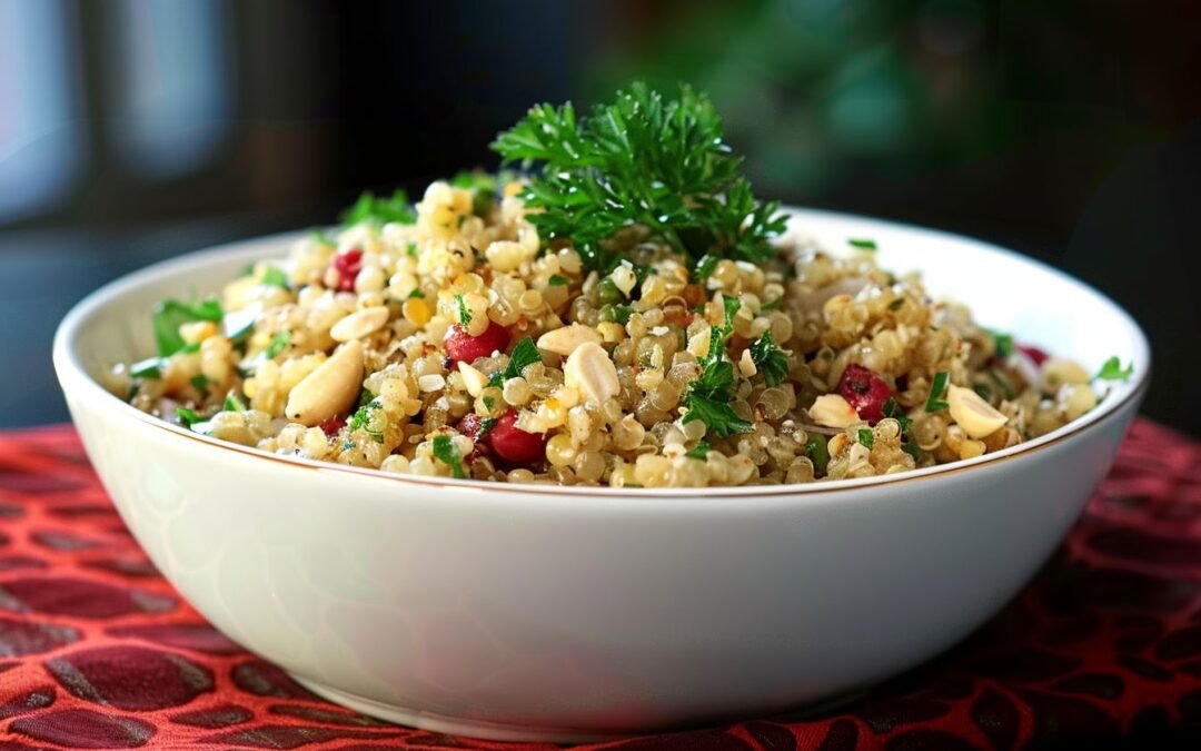 Freekeh Salad with Tahini Dressing: A Creamy Salad Option