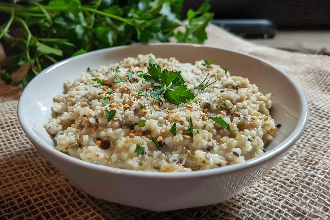 freekeh with cream