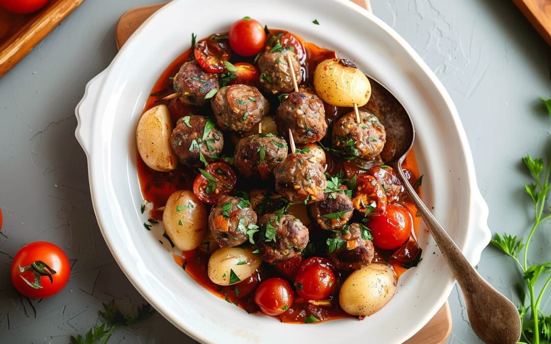 Kofta with Potatoes and Tomatoes: A Flavorful Combination