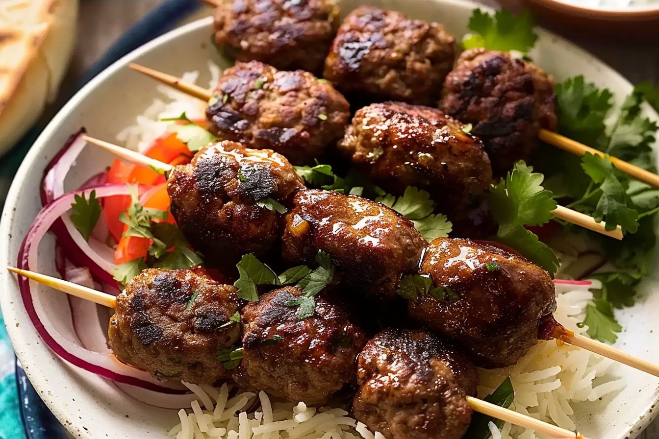 lamb kofta with yogurt sauce recipe lamb kofta with yogurt sauce recipe