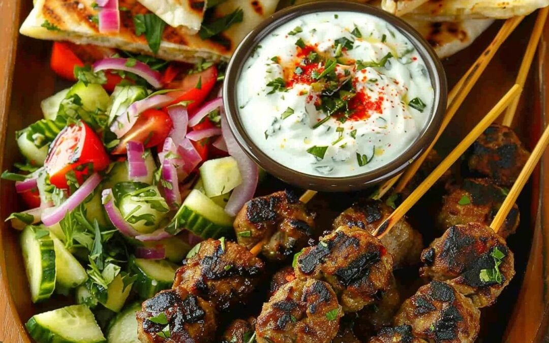 Beef Kofta with Tzatziki: A Flavorful Mediterranean Dish