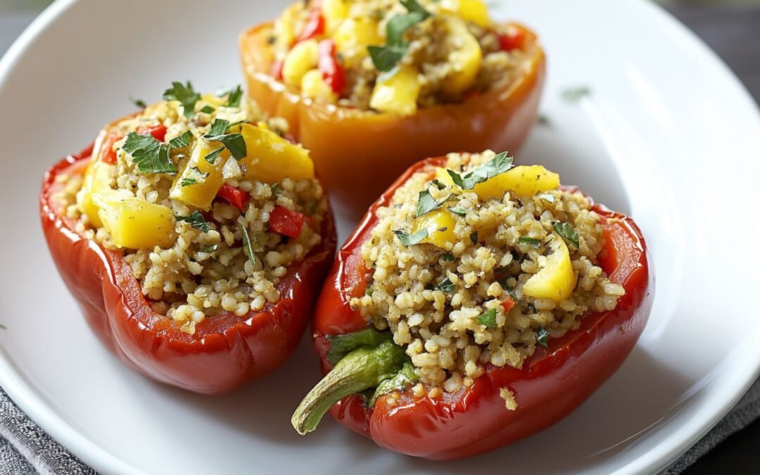 Stuffed Peppers with Freekeh: A Nutritious and Flavorful Meal