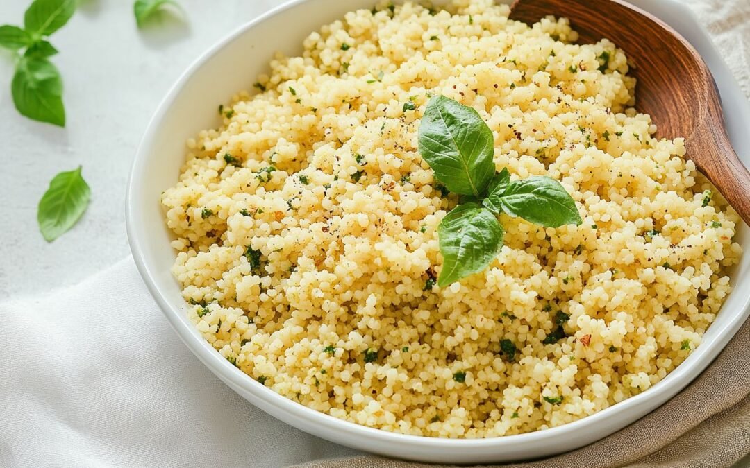 Couscous with Pesto: A Quick and Flavorful Meal Idea