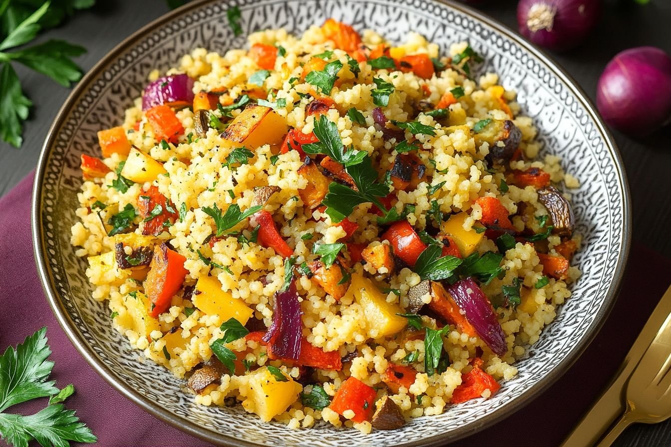couscous with roasted vegetables