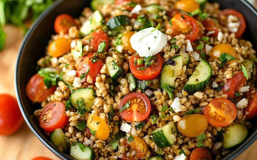 Freekeh Salad with Tomatoes: A Fresh and Nutritious Dish to Enjoy