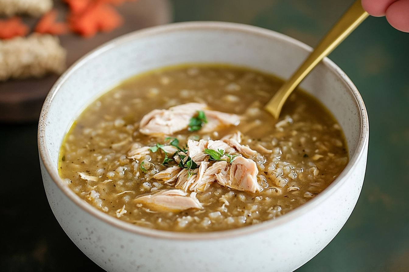 freekeh soup with chicken freekeh soup with chicken