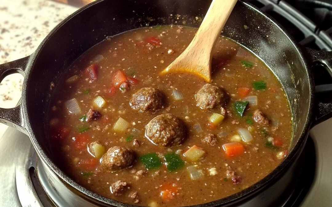 Freekeh Soup with Meatballs: A Hearty and Nourishing Delight