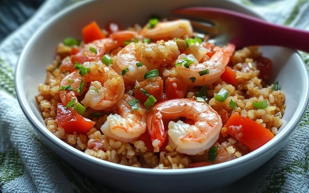 Freekeh with Shrimp: A Flavorful Coastal Delight