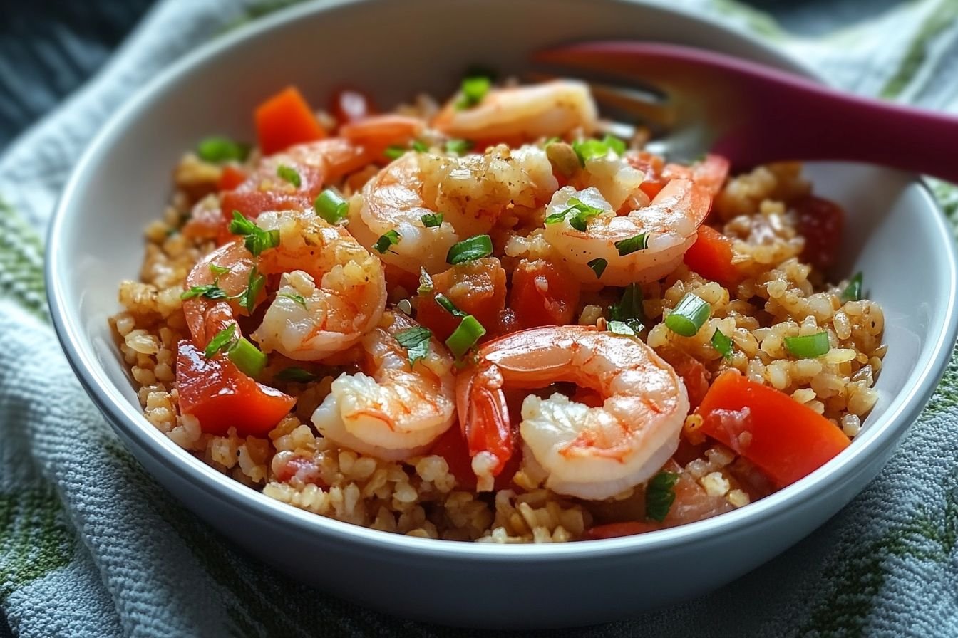 freekeh with shrimp freekeh with shrimp