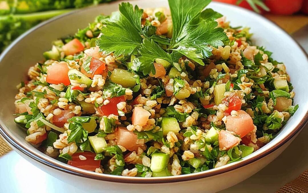Tabbouleh with Freekeh: A Fresh Take on a Traditional Salad