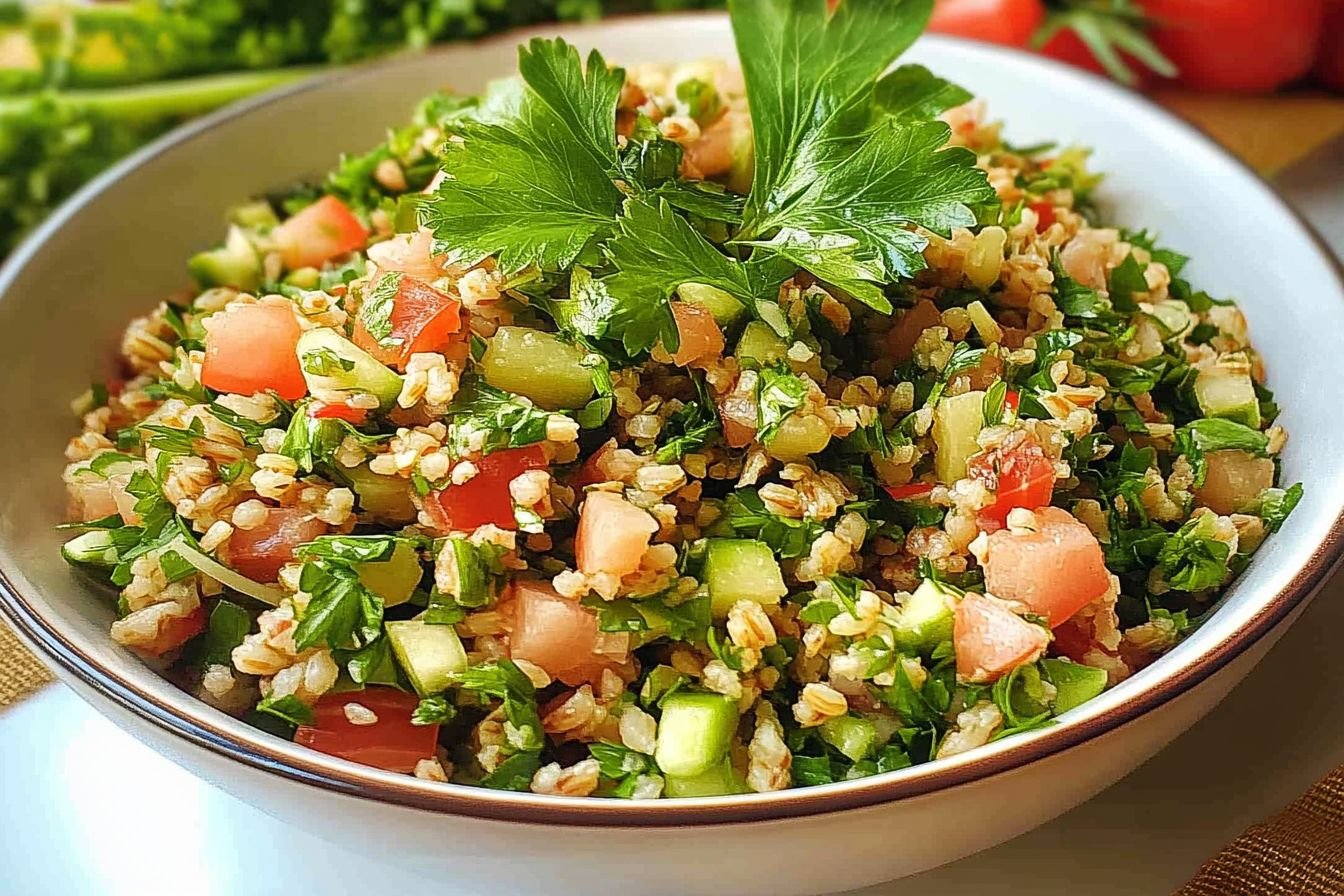 tabbouleh with freekeh