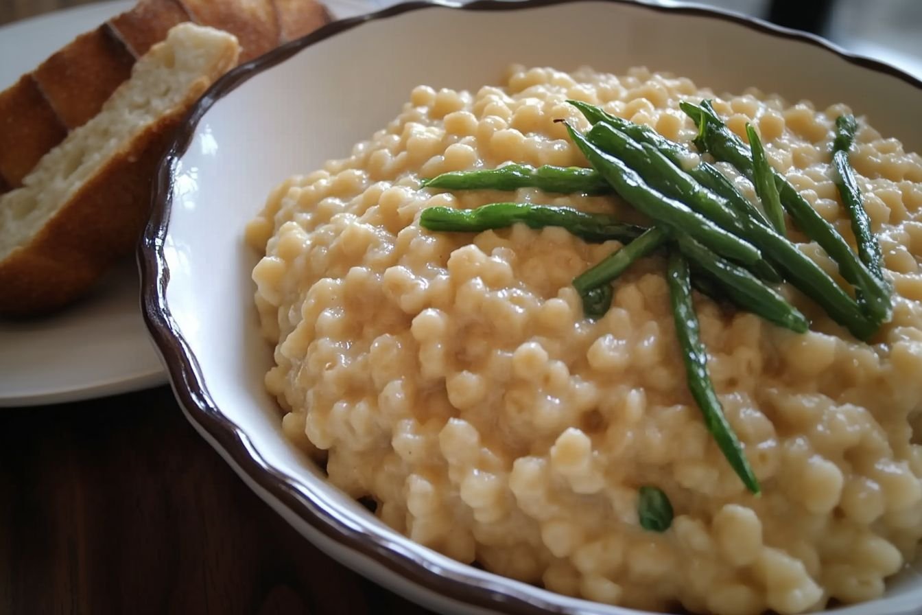 Couscous with cheese