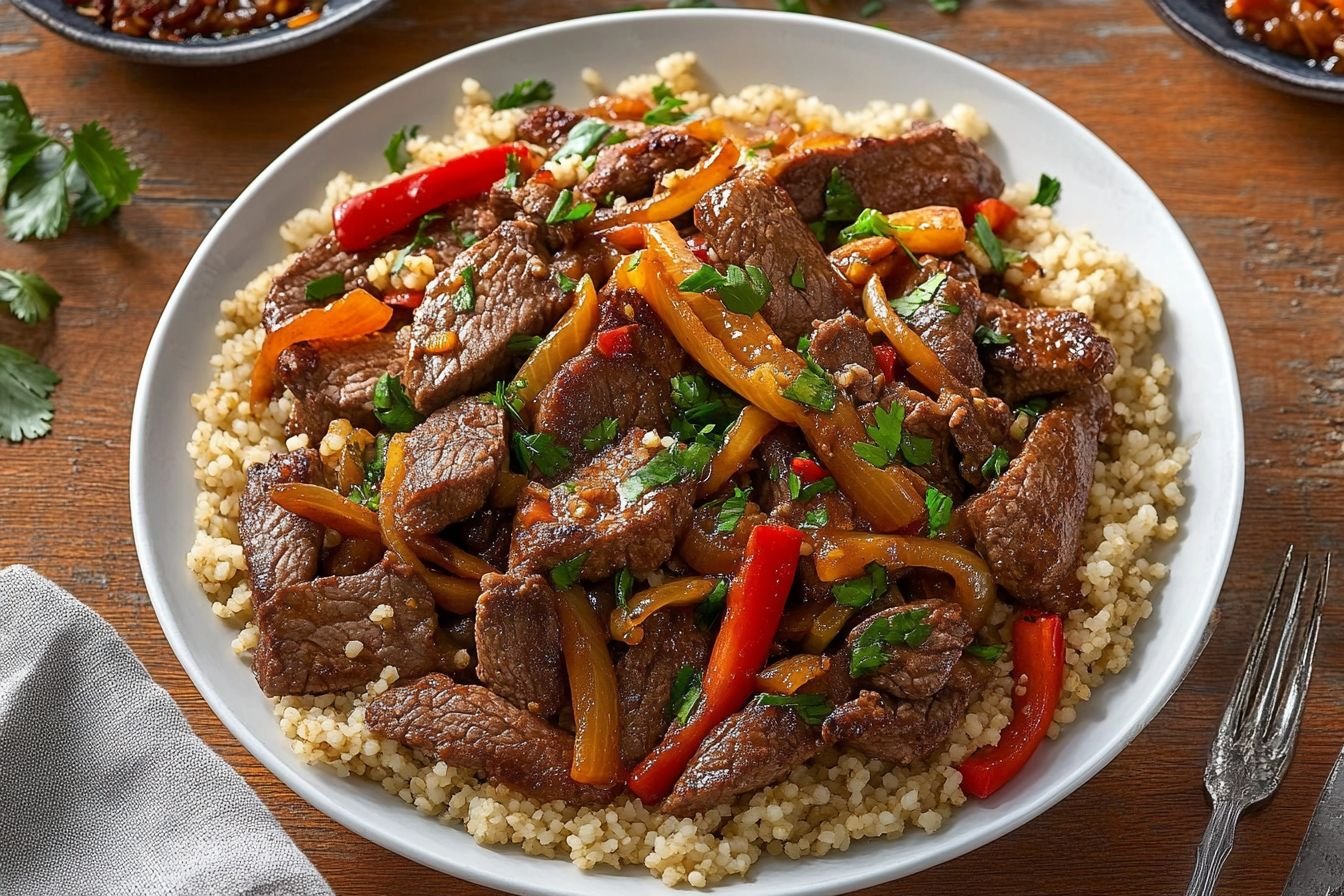 stir fry with couscous
