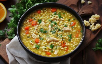 Chicken Noodle Soup with Couscous: A Cozy Meal for Any Day