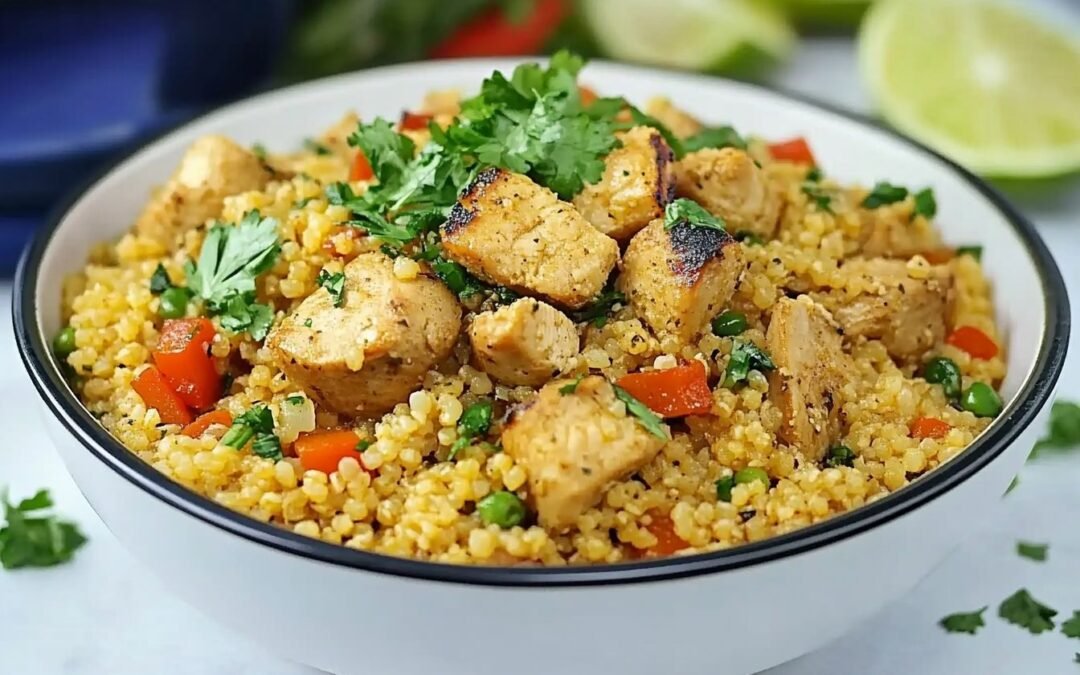Couscous with Chicken and Vegetables: A Quick and Healthy Meal Option