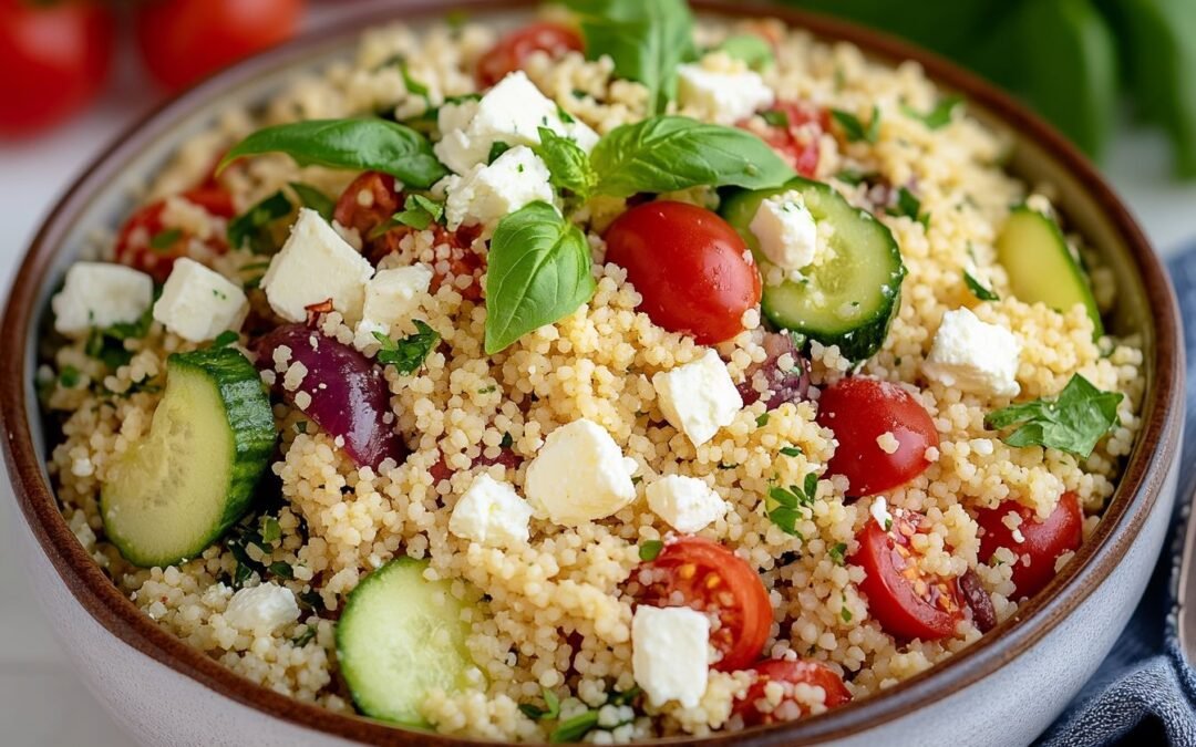 Couscous with Feta Cheese: A Fresh and Easy Meal Idea
