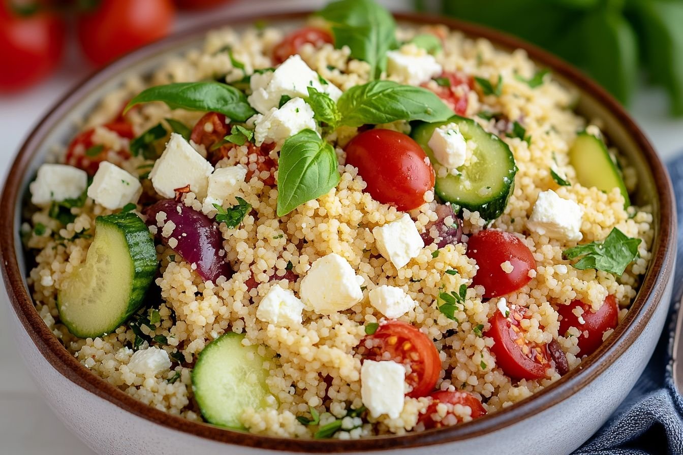 couscous with feta cheese