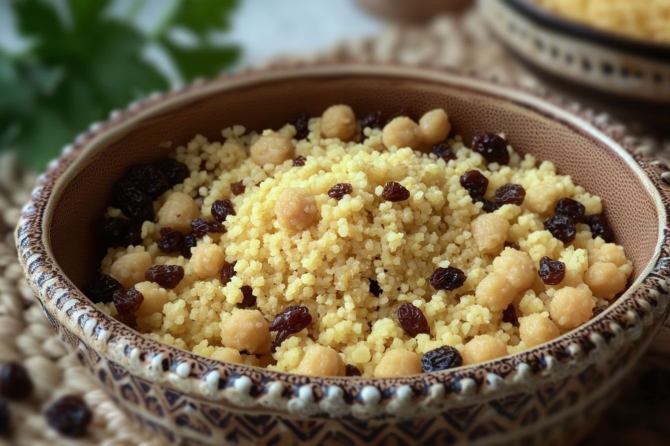 couscous with raisins