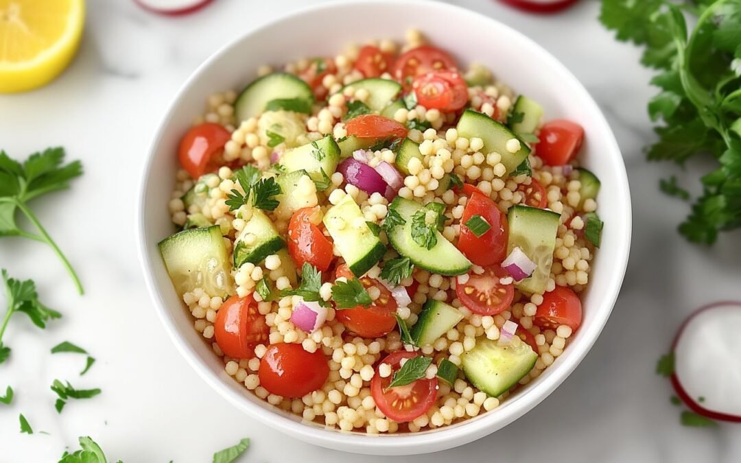 Couscous with Tomatoes and Cucumber: A Refreshing Summer Salad Delight