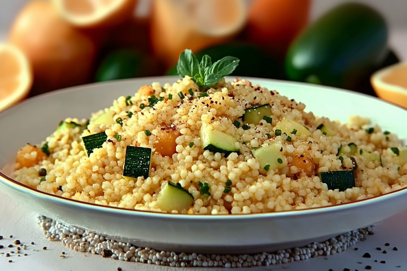 couscous with zucchini