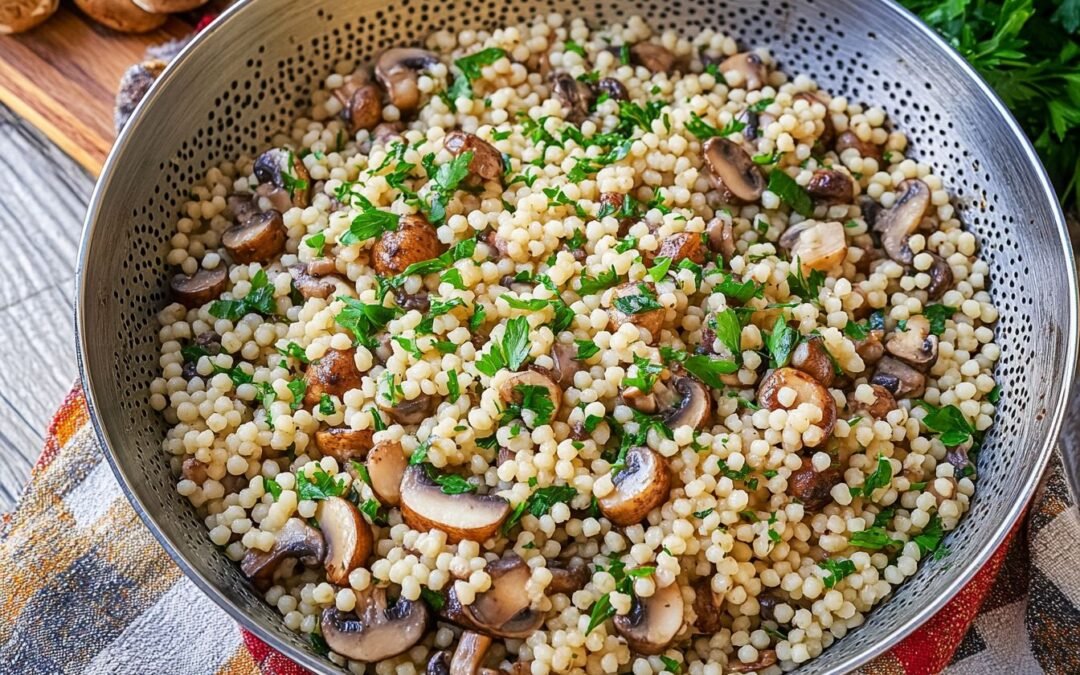 Israeli Couscous with Mushrooms: A Simple and Flavorful Dish to Try