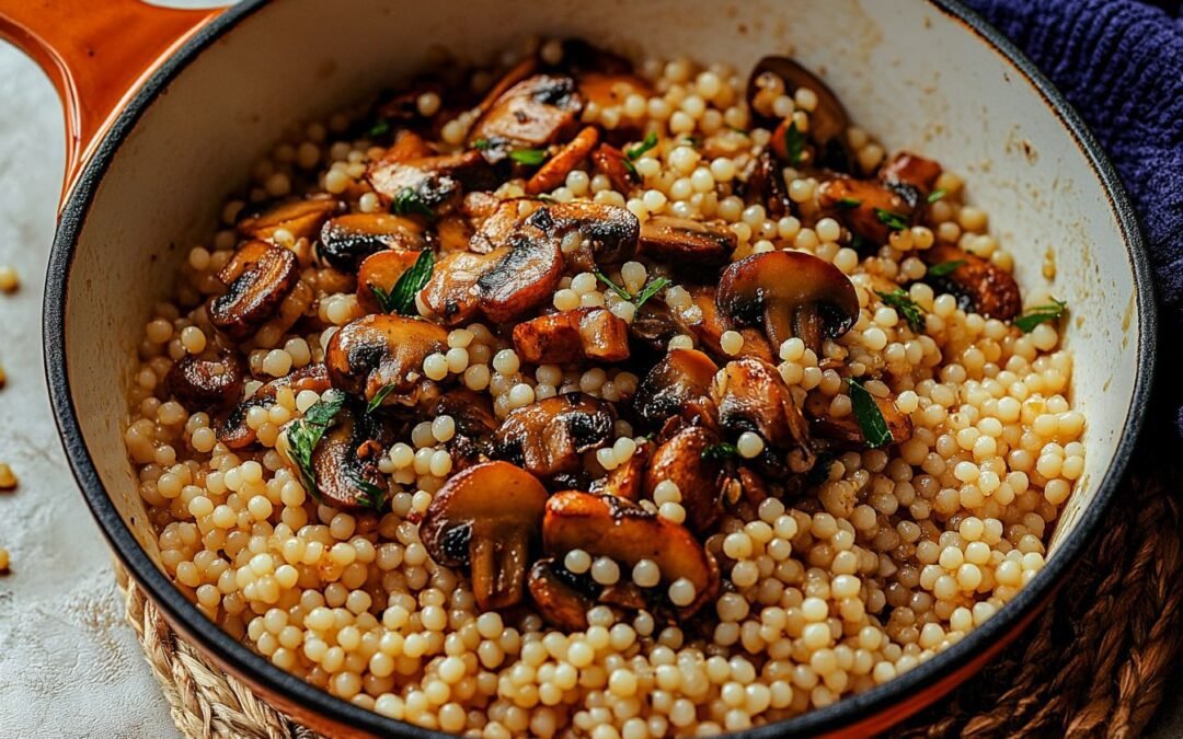 Pearl Couscous with Mushrooms: A Flavorful and Satisfying Dish to Try