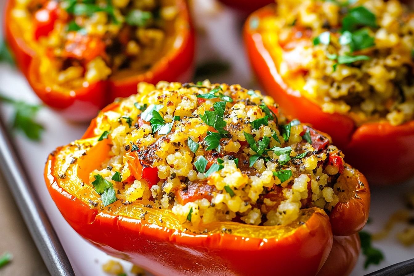 stuffed peppers with couscous